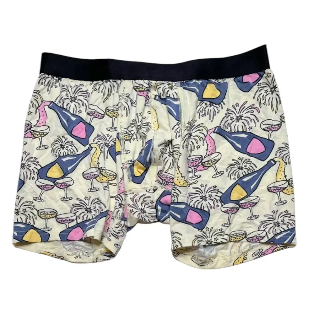 MeUndies Champagne Celebration New Years Boxer Brief Underwear Size Medium